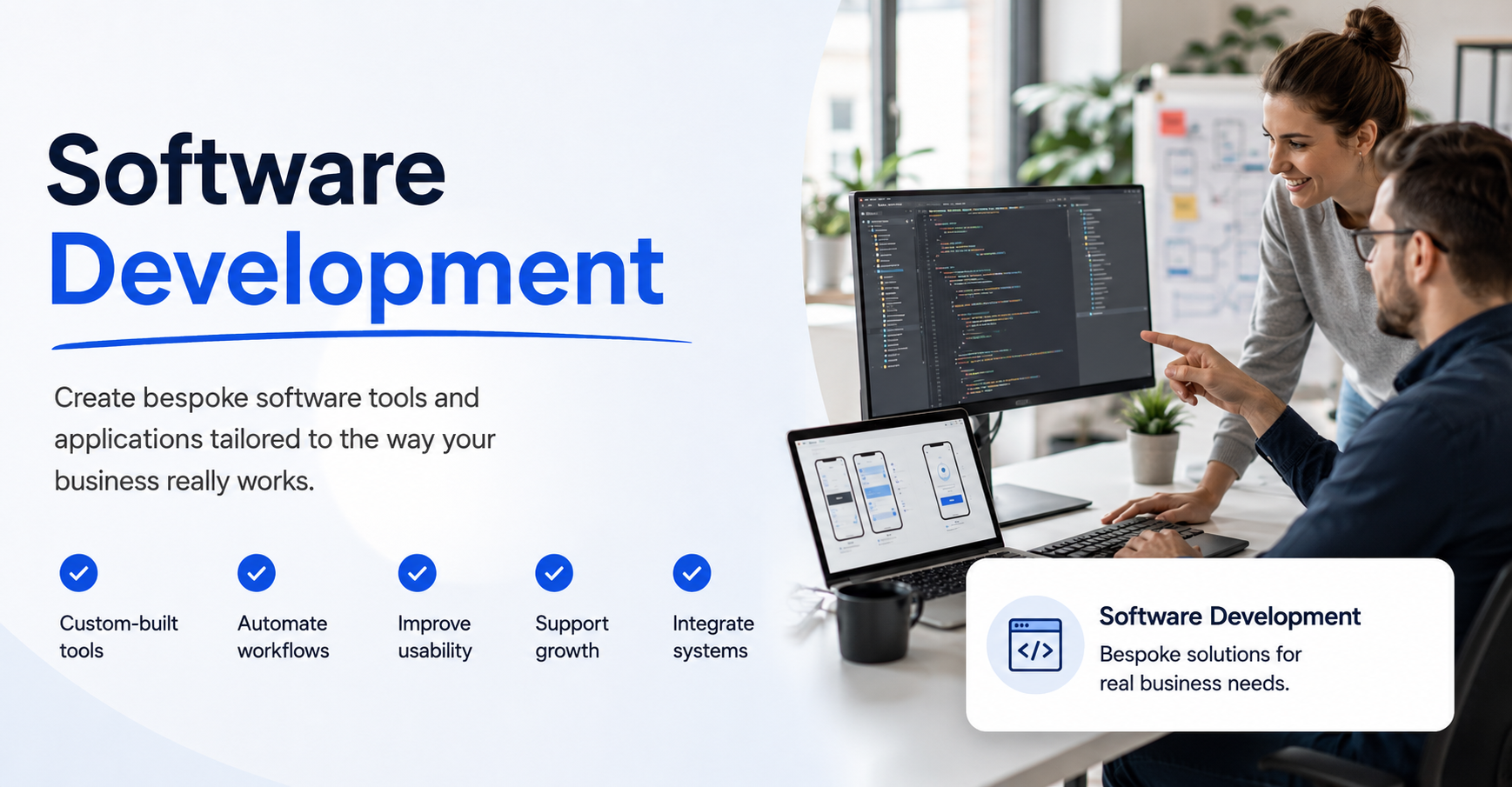 Software development, bespoke software, specialist software